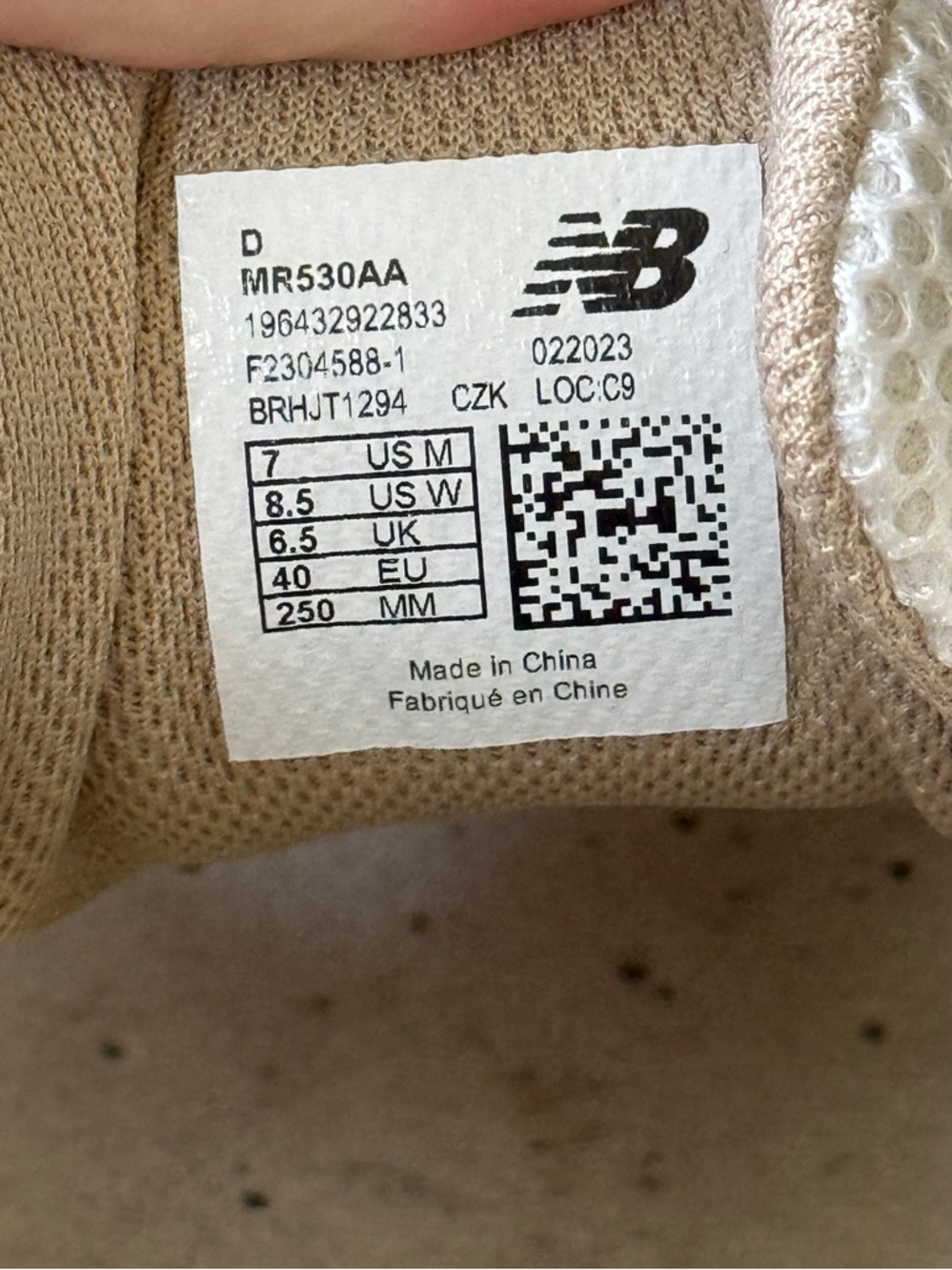 New Balance 530s sneakers “Beige Angora” - Picture 7 of 15